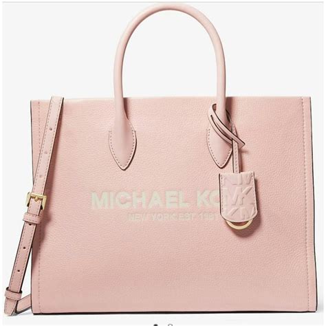 michael kors mirella tote bag pink|Michael Kors weekender bag pink.